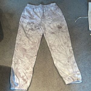 Lelis tie dye jogger sweatpants in gray L